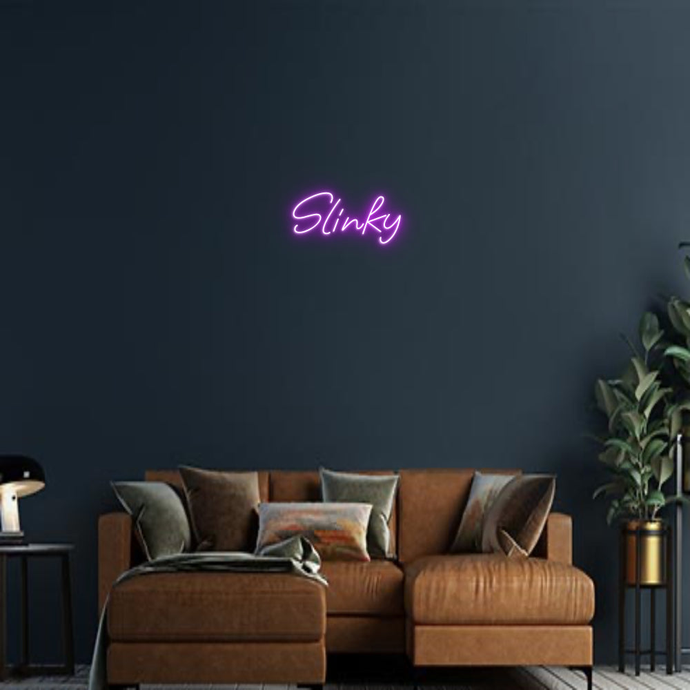 Design Your Own Sign Slinky