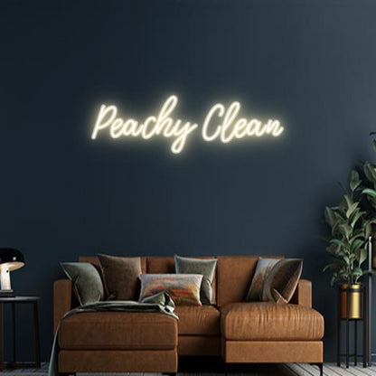 Design Your Own Sign Peachy Clean