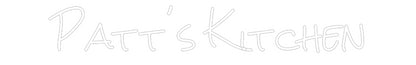 Design Your Own Sign Patt's Kitchen