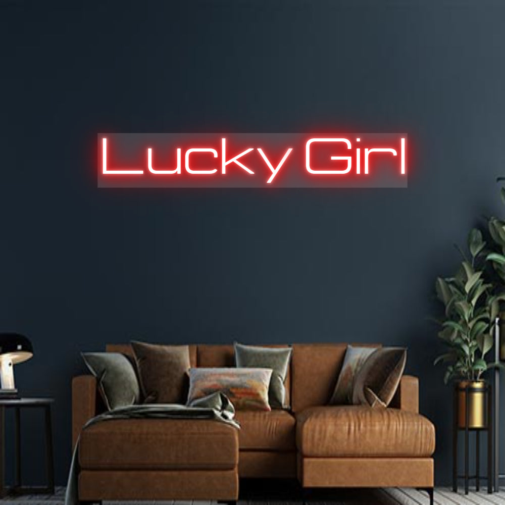 Design Your Own Sign Lucky Girl