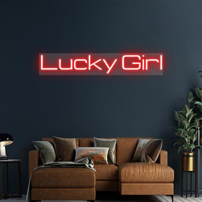 Design Your Own Sign Lucky Girl