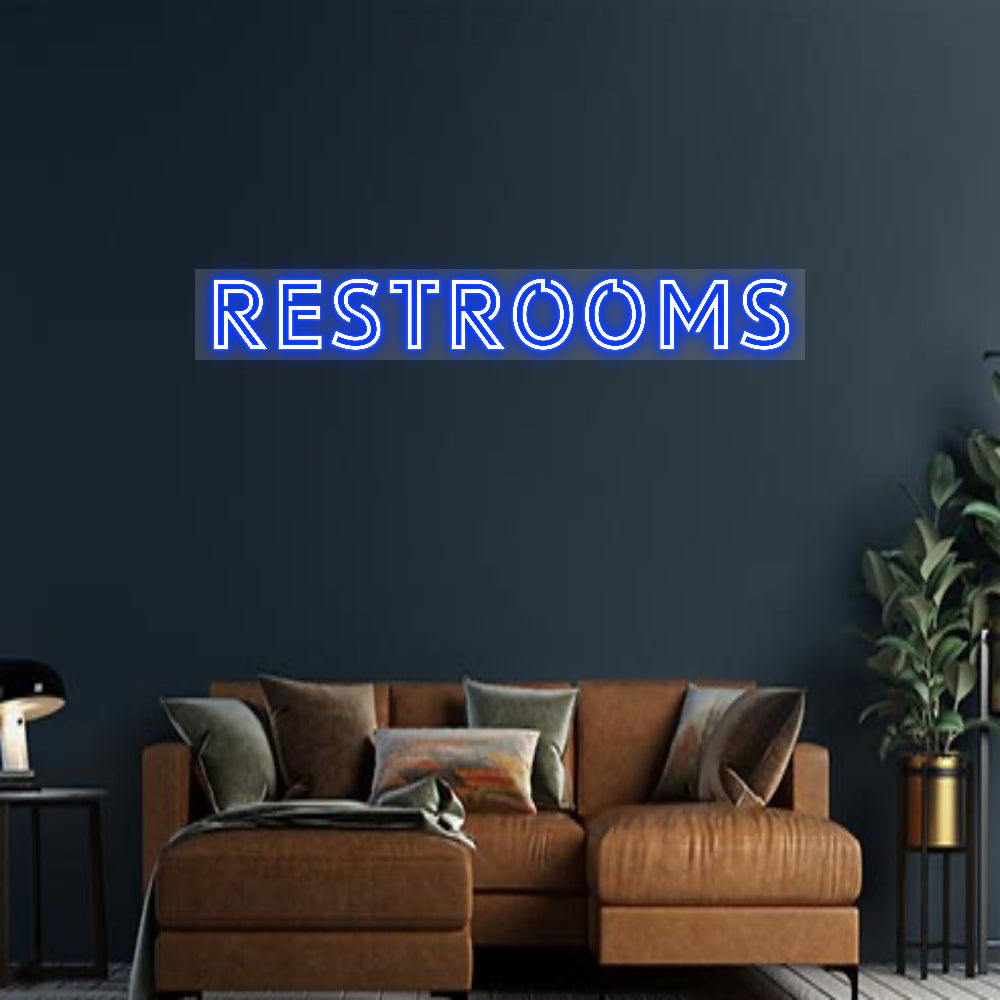 Design Your Own Sign RESTROOMS