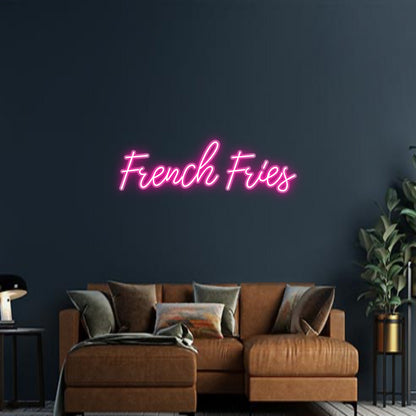 Design Your Own Sign French Fries