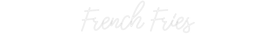 Design Your Own Sign French Fries