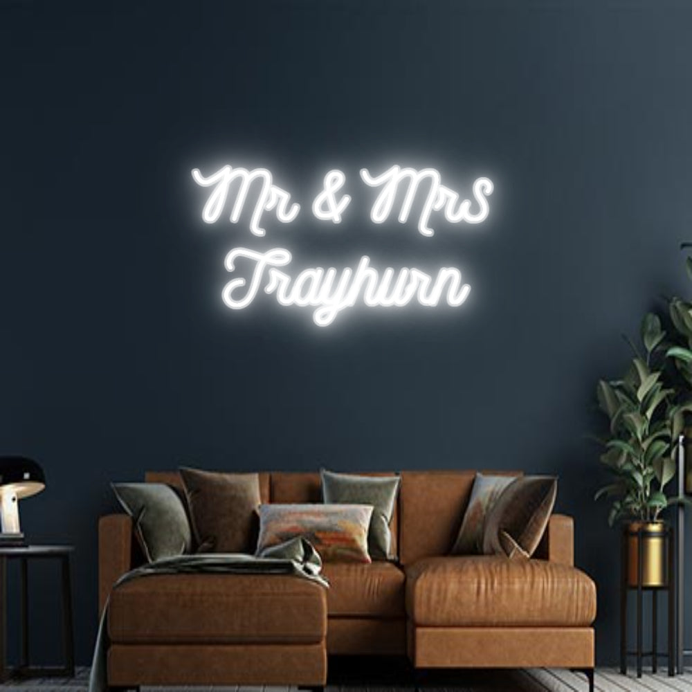 Design Your Own Sign Mr & Mrs 
Tr...