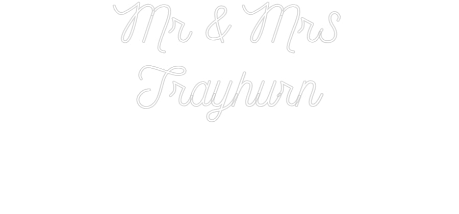 Design Your Own Sign Mr & Mrs 
Tr...