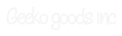 Design Your Own Sign Geeko goods inc