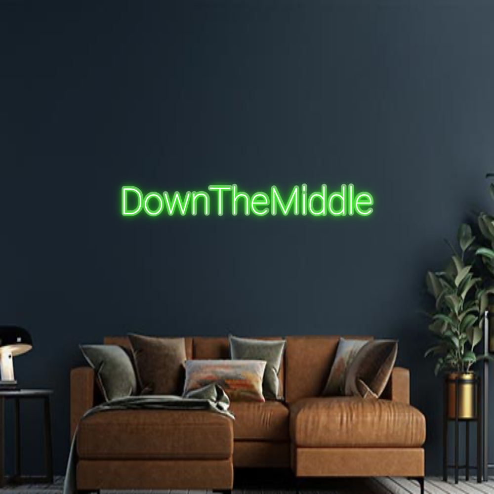 Design Your Own Sign Down The Middle