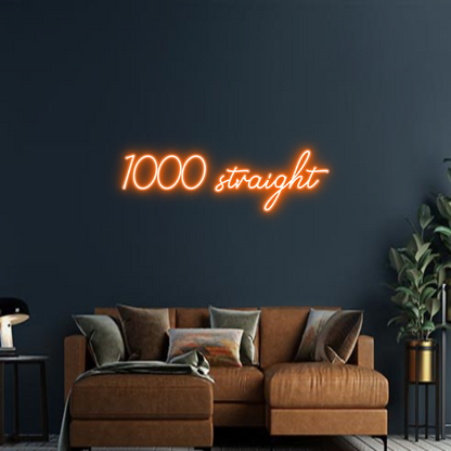 Design Your Own Sign 1000 straight