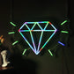 Diamond FloWill LED Neon Sign for Room