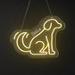 Neon Dog & Name Personalized Neon Sign