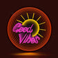 "Good Vibes" Words Sunshine Infinity Mirror Neon Sign