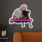 Super Sale! Photo & Words Personalized Neon Sign