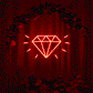 Diamond Magic LED Neon Sign for Room