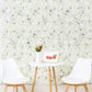 White Pure Rose Flower Wall Backdrop for Neon Signs