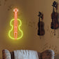 Cello Music Neon Sign