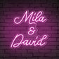 Couple Names Personalized Neon Sign