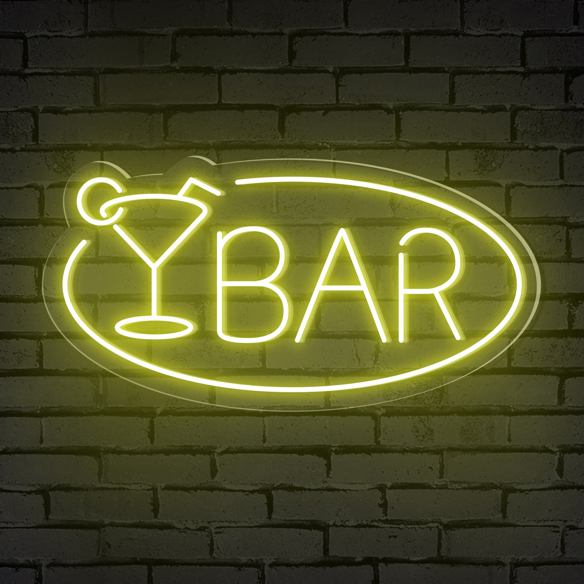 Bar Neon Sign for Business Green Cocktail popular Glass & Pink BAR Light Up Letter LED S