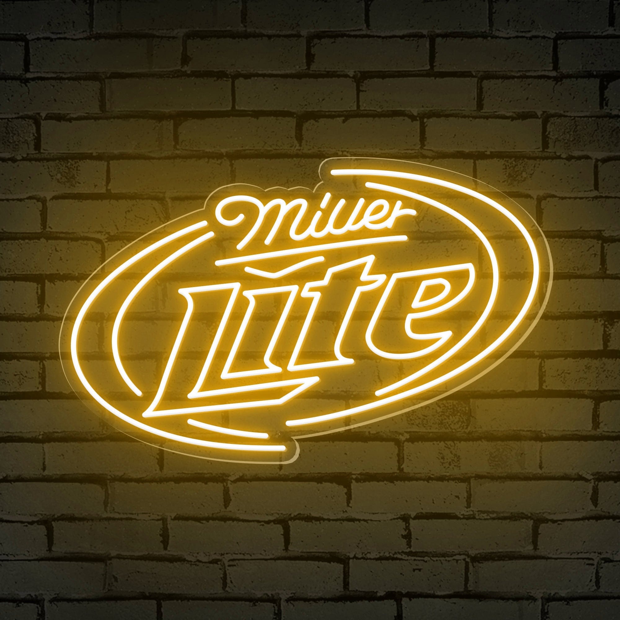 Miller lite bar top beer sign offers 11x12