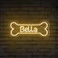Dog Bone Name Personalized Neon Sign