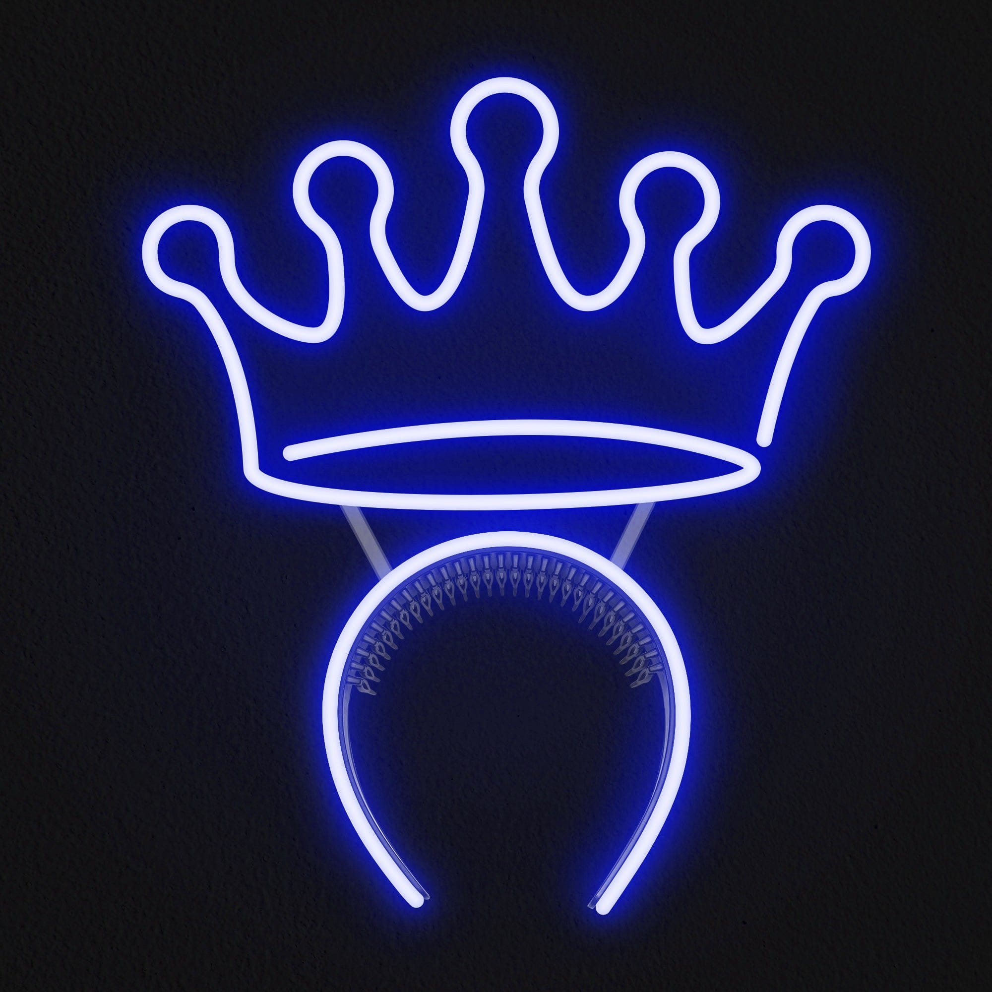 Crown Neon Sign Yellow Aesthetic Led Light