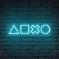 Controller Buttons Neon Sign for Gamers