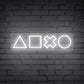 Controller Buttons Neon Sign for Gamers