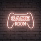 "GAME ROOM" Words Console Controller Neon Sign