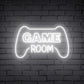 "GAME ROOM" Words Console Controller Neon Sign