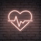 Heart & Wave Neon SIgn