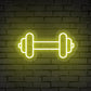 Gym Barbell Neon Sign