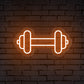 Gym Barbell Neon Sign