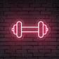 Gym Barbell Neon Sign