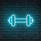 Gym Barbell Neon Sign