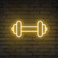 Gym Barbell Neon Sign
