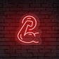 Muscle Arm Gym Neon Sign