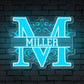 Name & Initial Personalized Neon Sign