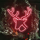 Elk Happy Holidays Neon Sign for Christmas