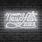 "Happy New Year 2023" Festive Neon Sign