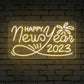 "Happy New Year 2023" Festive Neon Sign
