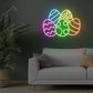 Colorful Eggs Easter Neon Sign