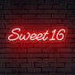 "Sweet" Number Personalized Neon Birthday Sign