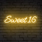 "Sweet" Number Personalized Neon Birthday Sign