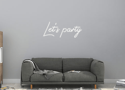 Design Your Own Sign Let’s party