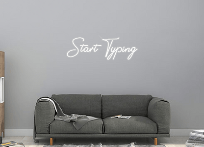 Design Your Own Sign Start Typing