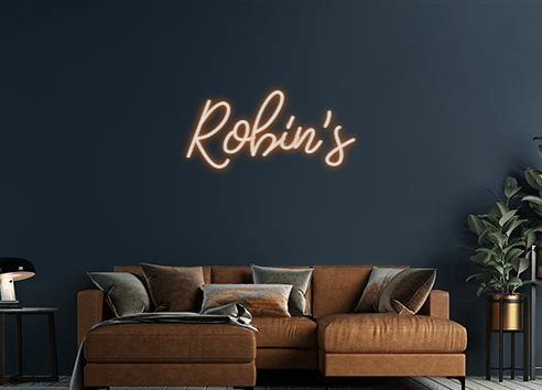 Design Your Own Sign Robin's