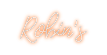 Design Your Own Sign Robin's