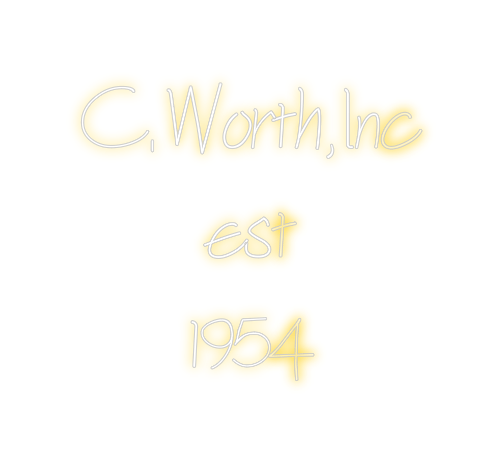 Design Your Own Sign C. Worth, Inc...