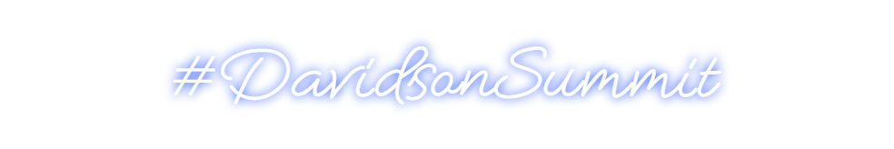 Design Your Own Sign #DavidsonSummit