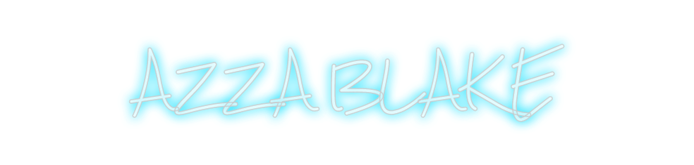 Design Your Own Sign AZZA BLAKE